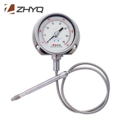 China 15-5PH Cast Iron Mechanical Pressure Gauges , High Temperature Pressure Gauge for sale