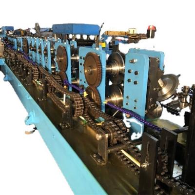 China Interchangeable Hotels 1.5-3.5mm CZ Sigma Purlin Roll Forming Machine With 3units Punch Stations for sale