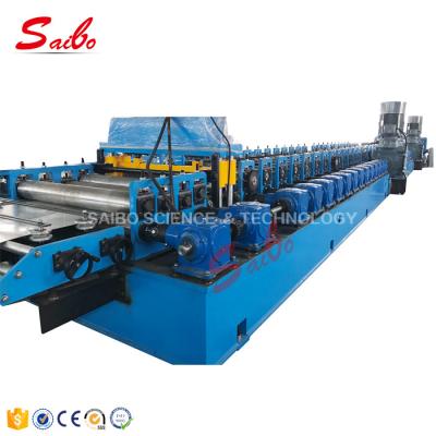 China Hotels Railway Stainless Steel Roofing/Wall/Floor Deck Making Roll Forming Machine for sale