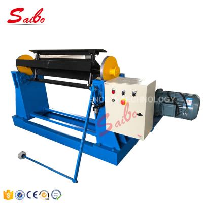 China Motorized Manual Expand Decoiler To Sheet Color Steel Roll Forming Machine for sale