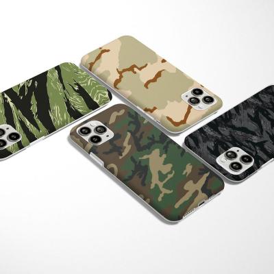 China Forest Military Shell Camouflage IMD Silicone Shockproof Phone Case Cover For XS 11 12 Max Pro for sale