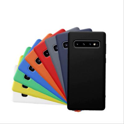 China Wholesale Original Factory Shockproof Liquid Silicone Case Cover For Samsung note 7 s8 s8+ s9 s9+ s10 s10+ s10e 8 9 10 cell phone cover for sale