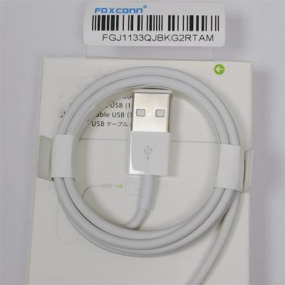 China Original Foxconn e75 Mobile Phone Chip 8ic Charging USB Cable 1m 6ft For Packing Phone 5 6 7 8 X for sale