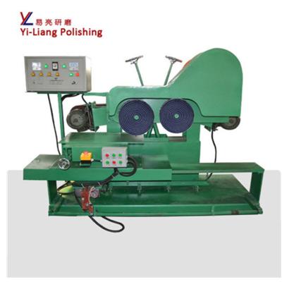 China metal polisher double head metal surface treatment scissor polishing machine/inner and outer grinder for sale