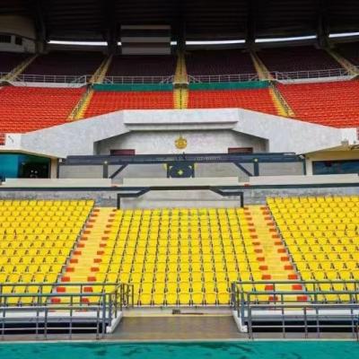 China Fixed Plastic Stadium Seating With Floor Mounted Wall Mounted Type for sale