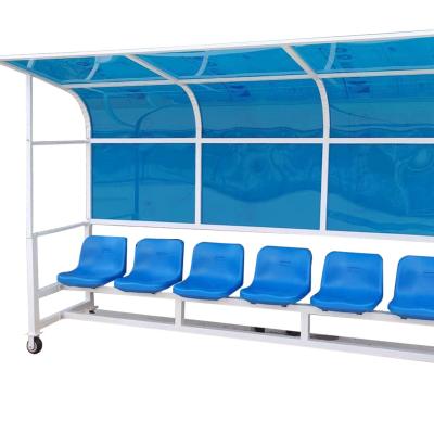 China 1000 Capacity Customizable Outdoor Stadium Seating Bench With Non Slip Surface And Durability for sale