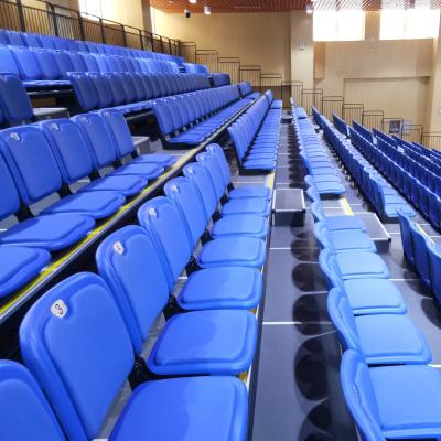 China Fire Resistant Retractable Seating System Remote Control For Sports Venues for sale