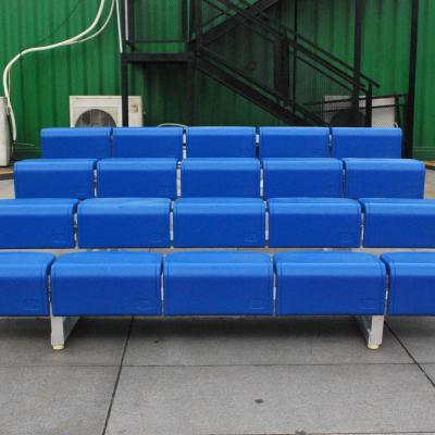 Китай Bleacher 4 строк на открытом воздухе алюминиевый усаживая с пластиковыми местами продается