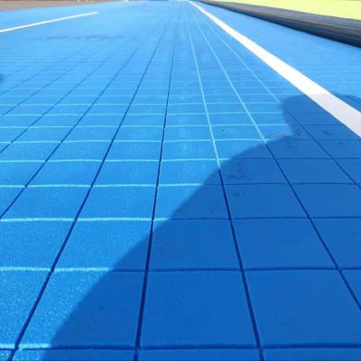 China High Slip Resistance Shock Absorbing Floor Tiles For Soccer Football Field for sale