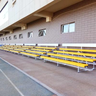 China Sporting Events Outdoor Metal Bleachers Aluminum Raw Material Assembly Required for sale