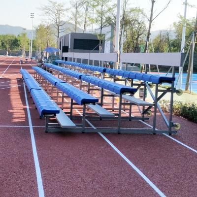 China 20PCS / 36PCS Seat Outdoor Metal Bleachers With Optional Guardrail à venda