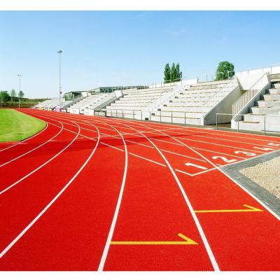 Китай Long Distance Running Track Rubber Surface 8M X 400M Fade And Uv Resistant Smooth Track продается