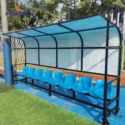 China ADA Compliant Stadium Seats /  Team Bench with Customizable Colors for sale