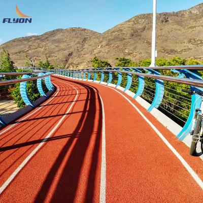 China Sportloopbaan Outdoor Rubber materiaal Athletic Running Track Pu Binder Voor Tartan Track Te koop