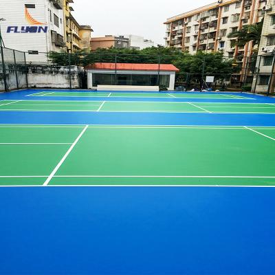 China Fire Resistant Customizable Polyurethane Sport Coating Pu Sport Court for sale