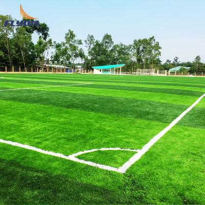 China High Density 40-60mm Green PE PP Artificial Synthetic Grass For Football Soccer Stadiums for sale