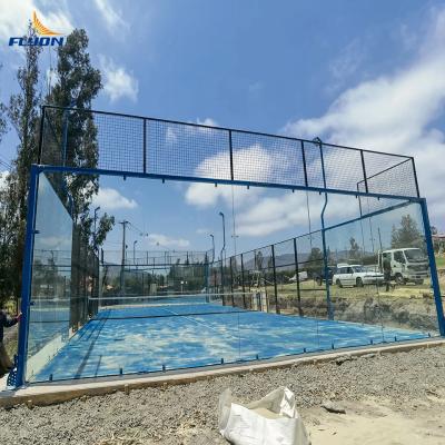 China Padel Tennis Court / Padel Tennis Terrains With Synthetic Turf for sale