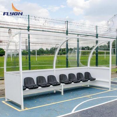 China Portable Bench Shelter High Durability Customization Options For Logo / Team Name for sale