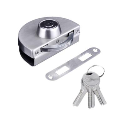 China Stainless Steel Supplier China Glass Door Hardware Fitting Glass Clamp Lock for sale