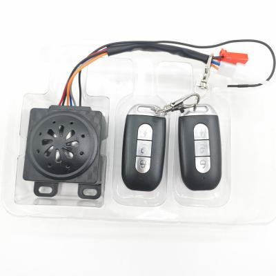 China Car Security Systerms Keyless Entry Button To Start Electric Vehicle Alarm System Burglar Alarm Device for sale