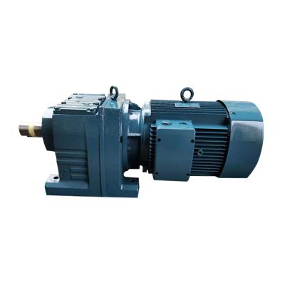 China High Torque Gear Reducer R Series 12v DC Helical Geared DC Helical Motor With 90 Degree Gearbox Transfer Case Gearbox Gearbox for sale