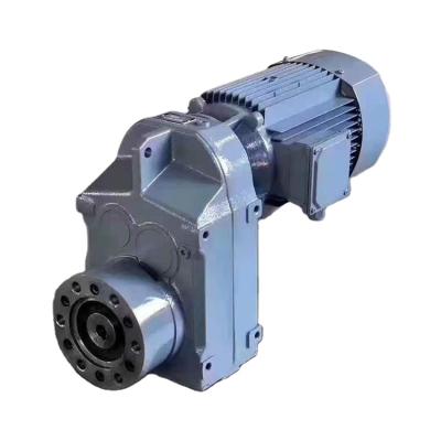 China Smooth Running Faf Series Textile Industry Parallel Hollow Shaft Helical Gearbox With Flange for sale