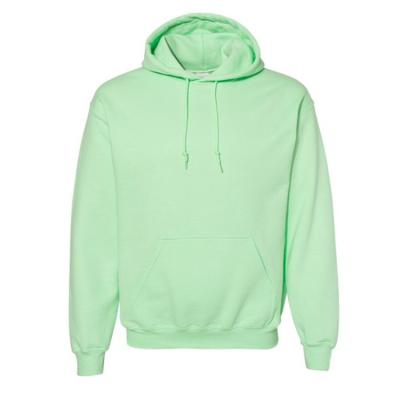 China New Anti-wrinkle men's custom solid color with OEM logo pull over hoodies custom printing hooded sweatshirt for sale