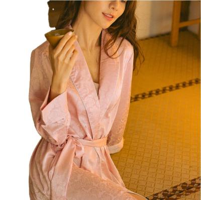 China OEM Rose Printing QUICK DRY Nightgown for Women Slim Style Casual Bathing Dress for Long Dress Home Lady Comfort Elegant Party Pajamas for sale