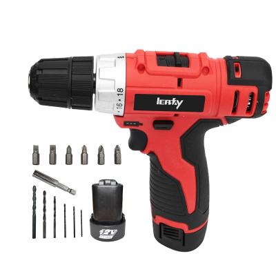 China TDT1204 Li-ion Battery Power Drill Set 12V 1250RMP High Quality Electric Hand Drill for sale