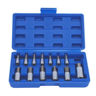 China Cheap Price General Purpose Impact Socket Set 1/4 Metric 1/2 Inch 13pcs Impact Socket Set for sale