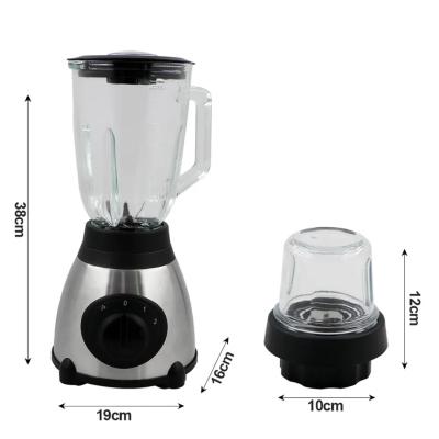 China 2 In One Design Hot Selling Professional Juicer 1500ML Portable Blender With Grinder Cup for sale