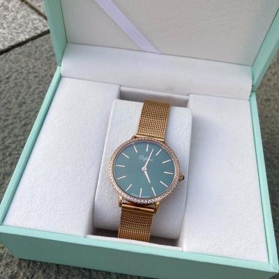 China Water Resistant Ladies Watches Women Fashion Stainless Steel Luxury Brand Wrist Simple Minimalist Geneva Watch Casual Clock for sale