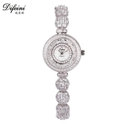 China 2021 Hip Hop Water Resistant Watches Bling Iced Out Rhinestone Watches In Luxury Ladies 925 Sterling Silver Watch Women Quartz Wristwacthese for sale