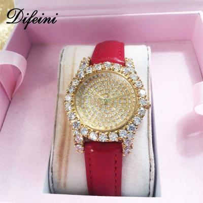 China High Quality Women Jewelry Watch Luxury Ladies Casual Watch Stainless Steel Water Resistant Shape Diamond Watch Design for sale