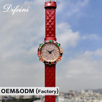 China Classic Water Resistant 2021 Diamond Quartz Watch Ladies Fashion Watch For Charming Women for sale