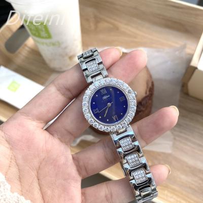 China Popular Water Resistant Design Stainless Steel Jewelry Quartz Watches Zircon Setting Strap Luxury Women Watch for sale