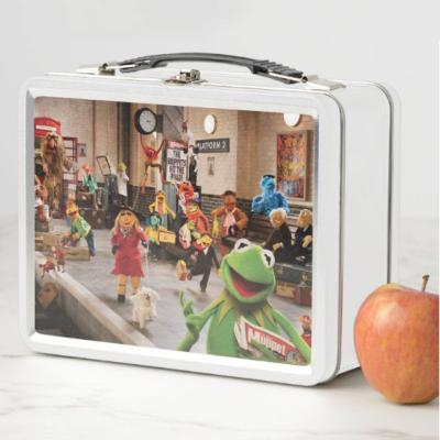 China Hot Sale Recyclable Tin Lunch Handle Box Children Tin Suitcase Kids Toy Tin Rectangular Safe Bowl With Window for sale