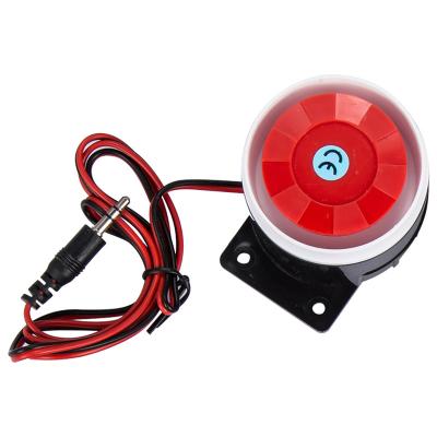 China Cheapest ABS Home Security Alarm System DIY Horn Emergency Warning 120dB Mini Indoor Wired Siren DC9-12V for sale