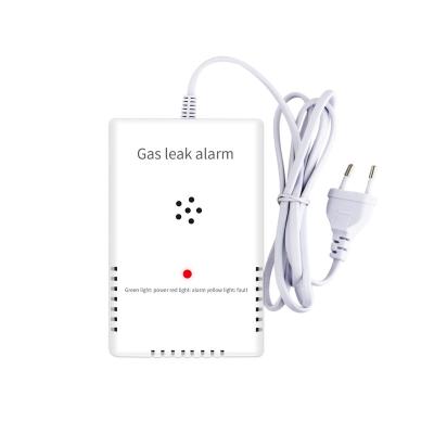 China ABS Or Other Plastic Affordable Standalone AC110-220V Safety Detection Gas Leak Detection Alarm for sale