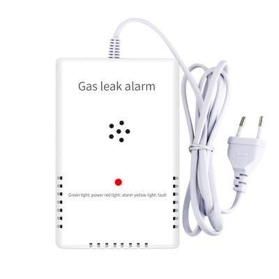 China ABS Or Other Home Security Plastic Security Detector 90db Lpg High Sensitive Autonomous Combustible LNG Coal Natural Gas Leak Alarm for sale