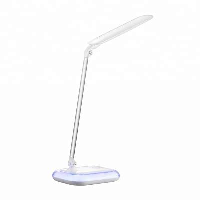 China Eco-friendly Design 3-Grade Eco-friendly Design Feihe Lamp Arm LED Table Lamp Aluminum Touch Dimmer With RGB Light for sale