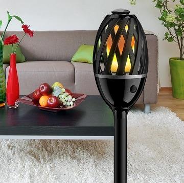 China Hot-selling Eco-friendly Modern Deaign Mini Led Flame Atmosphere Garden Lamp Outdoor Lighting For Party for sale