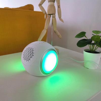 China Earphone Jack Baby Sleep Machine Night Light with RGB Lights White Noise Machine for Kids Bedside Home Relax Office for sale