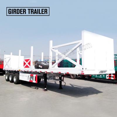 China Factory directly sale cimc quality transport log flat bed tri axle trailer truck flooring wooden timber quadruple semi trailer for tractor for sale