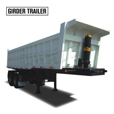 China Brand New Truck Trailer 2 Axles Hydraulic Cylinder Tipper Body Dump Trailer Grapple Small Dump Trailer For ATV for sale