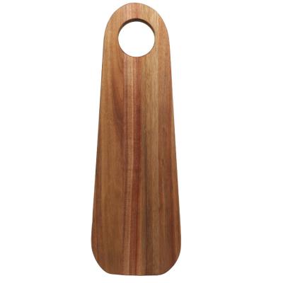 China Sustainable Acacia Cheese Board With Painting Wood Chopping Board Platter Serving Tray Wood Wooden Cutting Board for sale