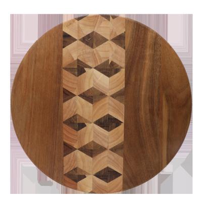 China Sustainable Wooden Kitchen Chopping Board Charcuterie Block Boards End Grain Acacia Wood Cutting Board for sale