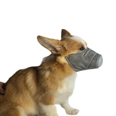 China Viable 4 Layer Dog Mouth Cover Pet Protective Material Anti Smog Pet Supplies Dog PM2.5 for sale