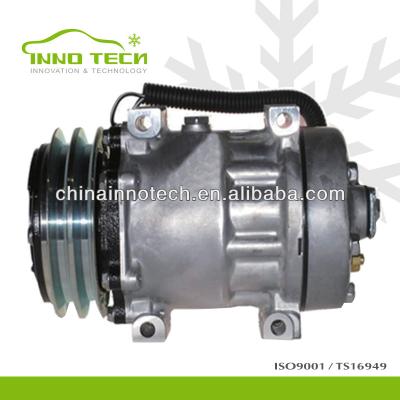 China SANDEN Auto AC Compressor OEM 7H15-4419 125MM 2PK 12V 265*195*220 for sale