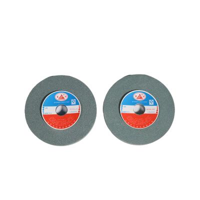 China Wholesale Green Aluminum Factory Bench Grinding Wheels Silicon Carbide Gas Chromatography 80 Grit for sale